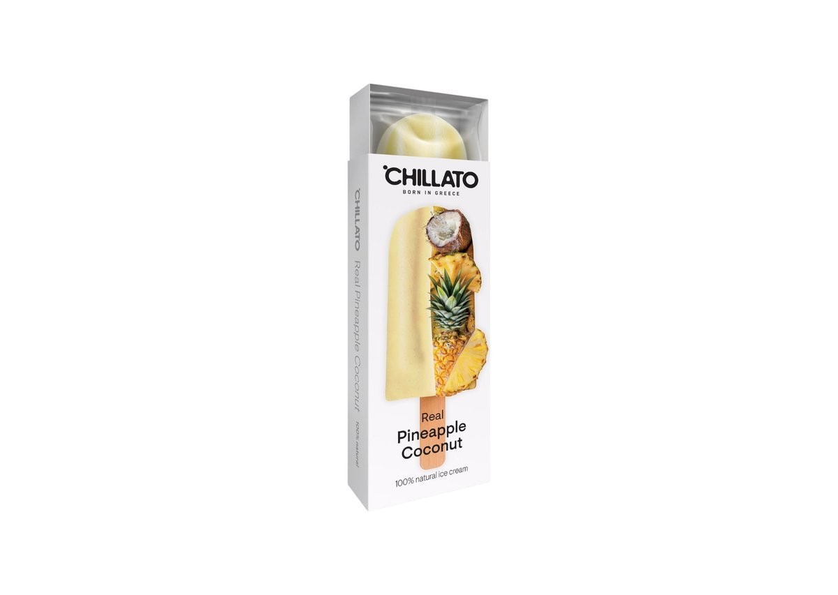Παγωτο Pineaple - Coconut 60gr Chillato &Ice